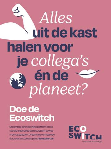 Verso Ecoswitch Affiche 210x280mm roze 2